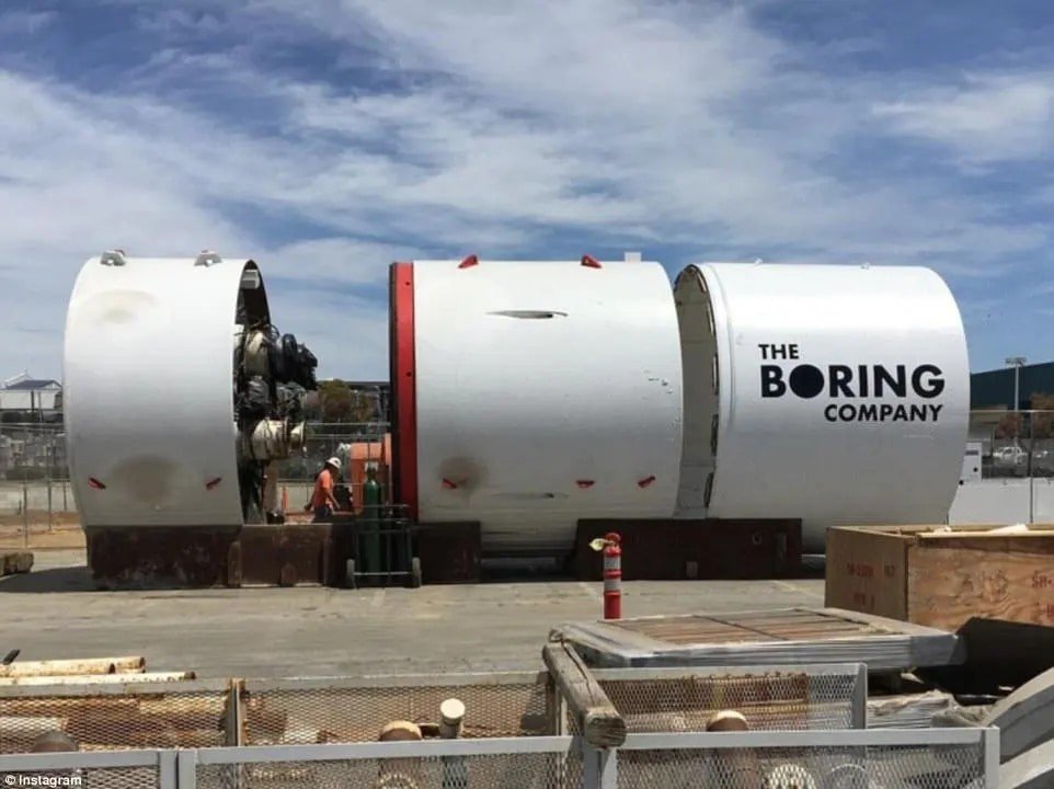 a drill at the boring company