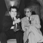 Dilip kumar with Ashok Kumar