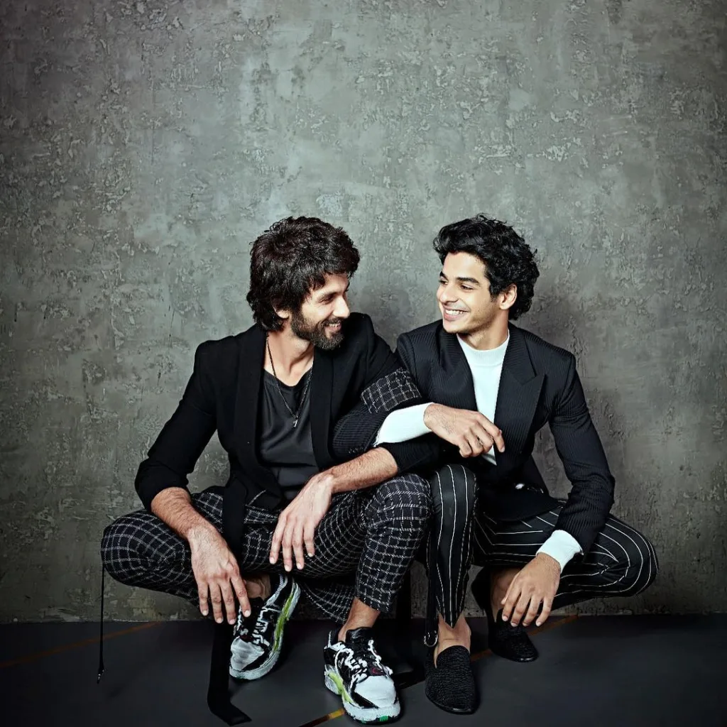 shahid kapoor with his half brother ishaan khatter