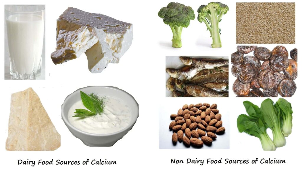 foods as source of calcium and vitamin d