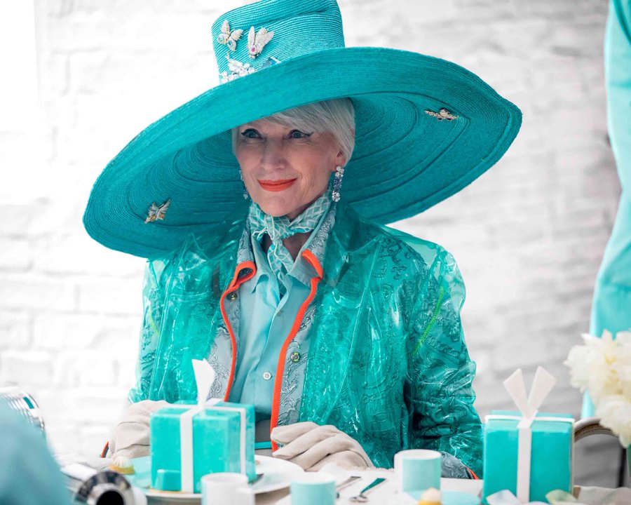 maye musk inn blue dress